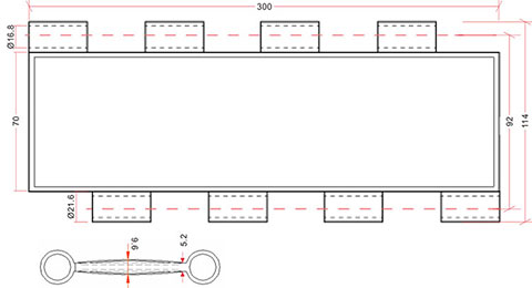 Polycarbonate transpatent slats